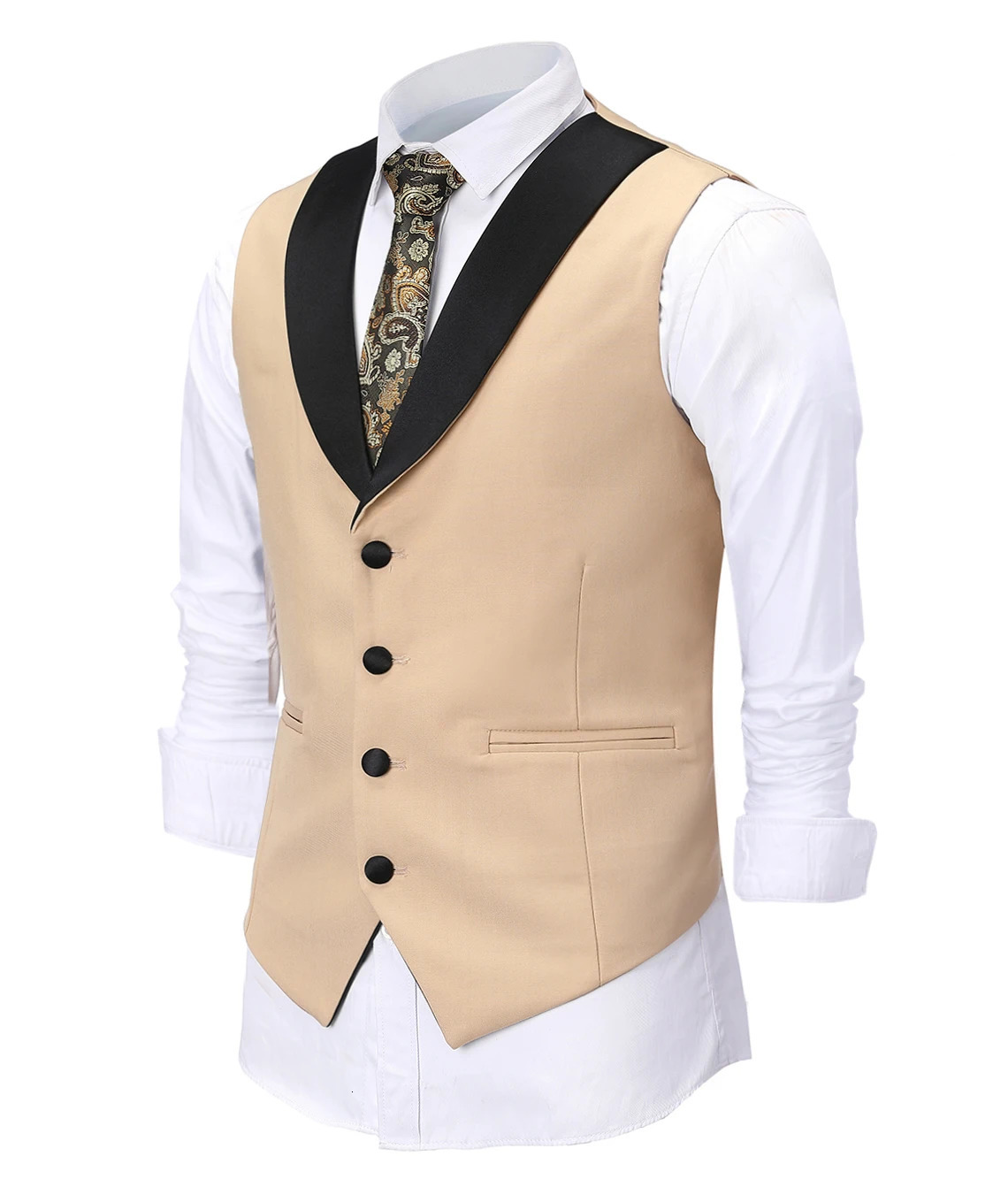 Blue Slit Mens Suits 3 Piece Black Shawl Lapel Casual Tuxedos for Wedding Groomsmen Suits Men BlazerVestPant 250210