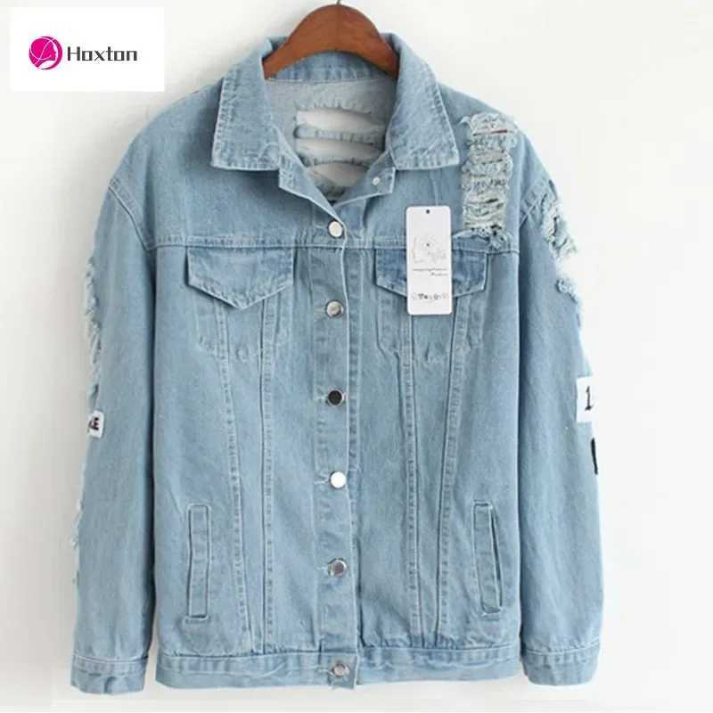 Frayed denim bomber jacket for women print where is my mind lady Vintage elegant Outwear fashion autumn coat Vangull X250213