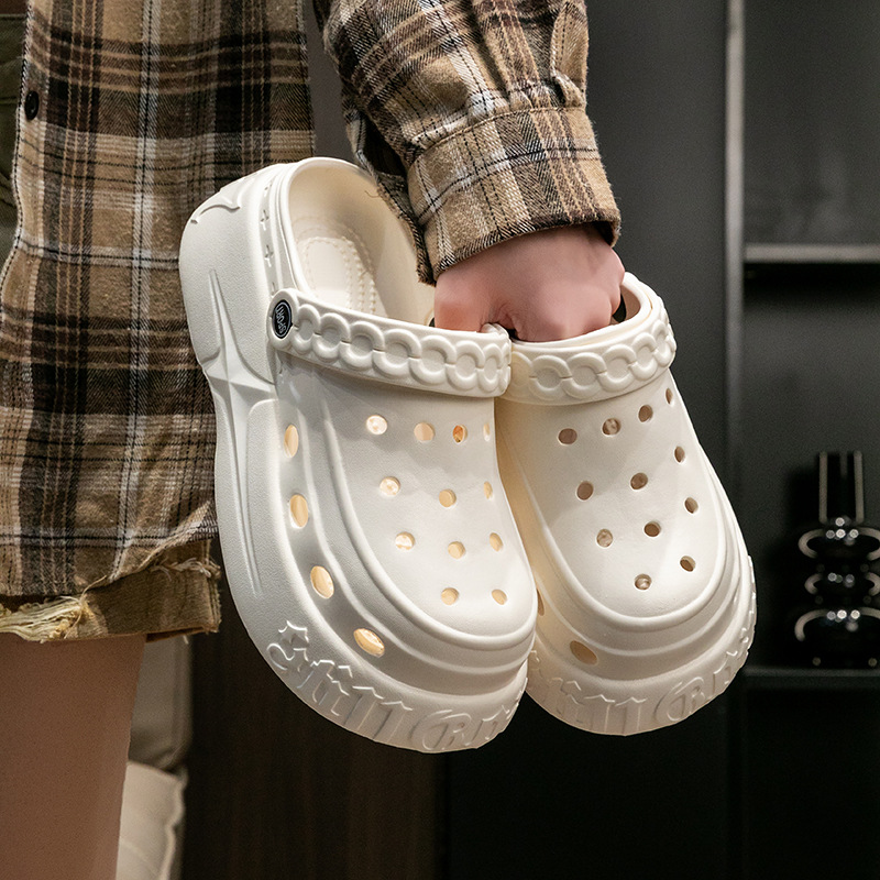 2025 new hot free shipping designer slippers for womens Thick soled EVA slippers khaki black white Summer new soft slippers