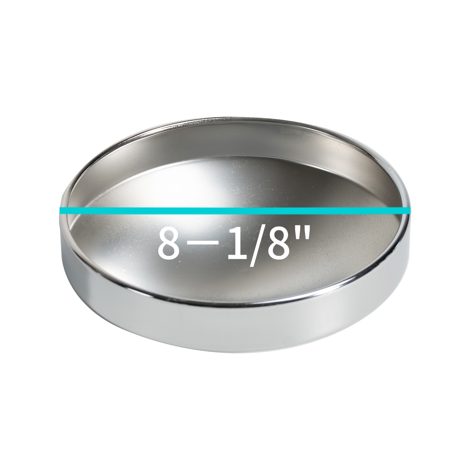 Durable Semi Truck Rear Wheel Rim Center Cover Steel 8-1/8" Hub Cap For Peterbilt Kenworth Freightliner Mack Volvo