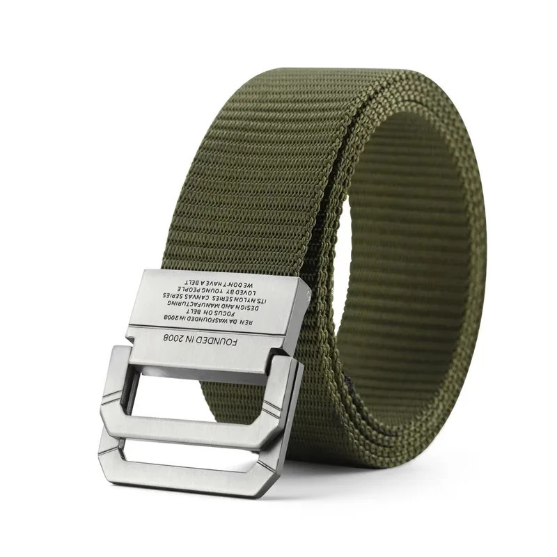 Men Belt Fashion Jeans for Military Sports Strap Nylon Webbing Fabric Tactical Army Canvas Casual 250114