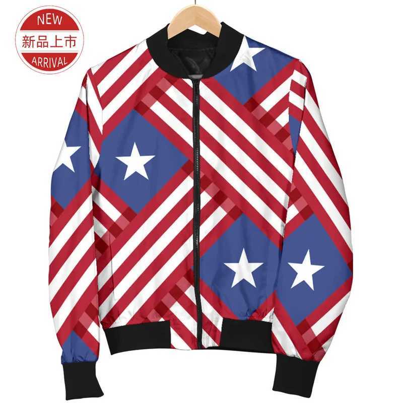 AMERICAN FLAG 3D Printing Jacket American Coat Of Arms Graphic Jackets Women Fashion Cool Streetwear Lapel Clothes Mens Clothing X250213