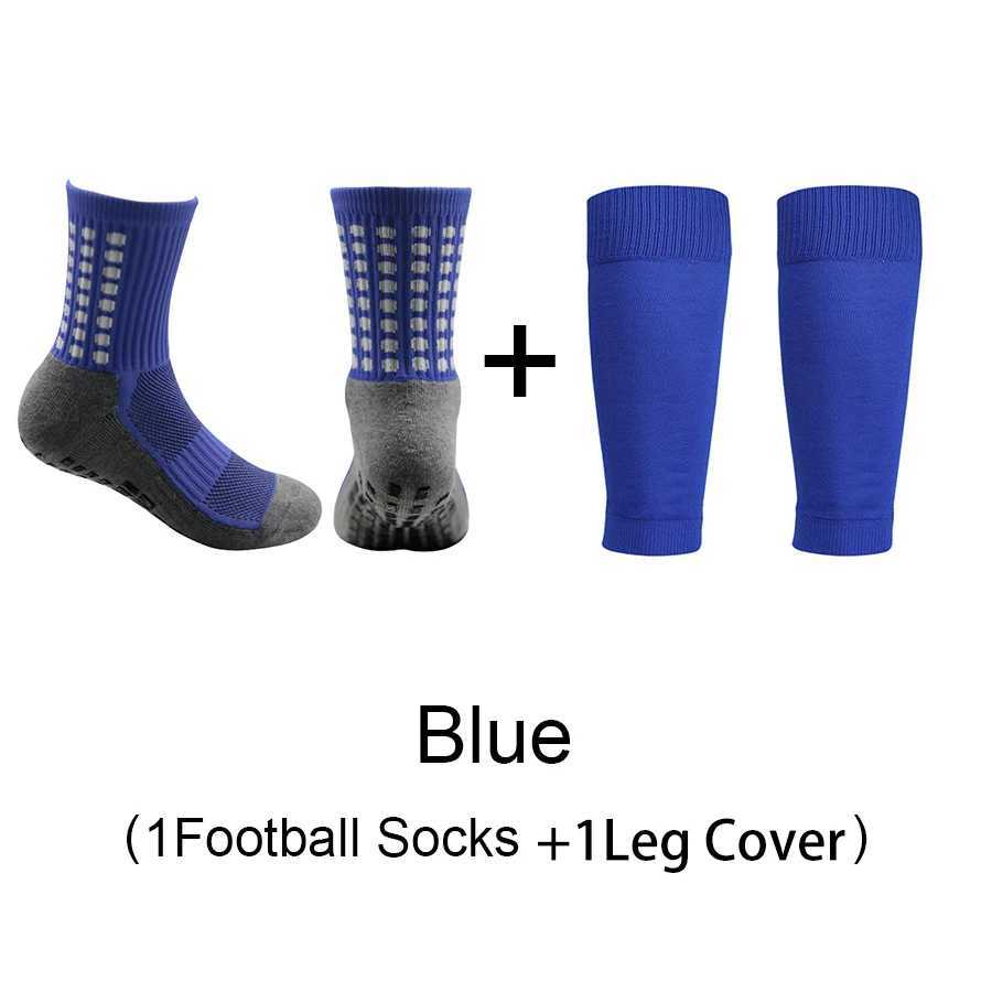 2 Piece Set High Quality Soccer Sports Grip Socks Leg Cover Kids Non-slip Basketball Football Socks Yoga OutdoorXJ250213