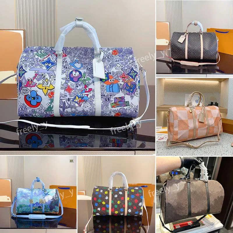 Shoulder Bags Designer Duffel Men Classic Leather Hand Lage Travel Bag Women Extra Large Crossbody Totes Sports Outdoor Packs Unisex Handbag