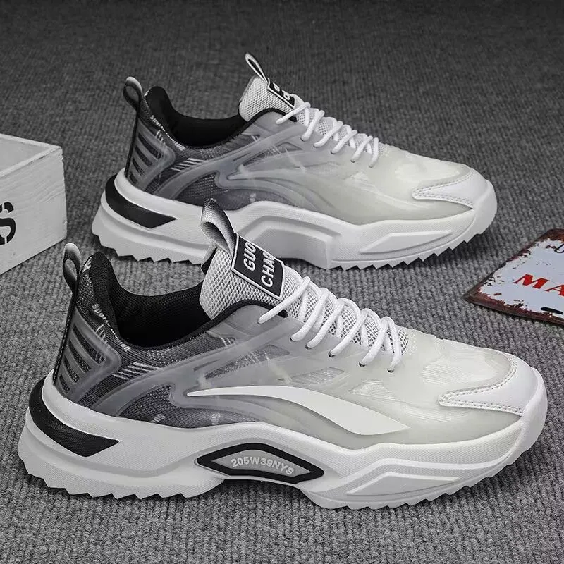 Autumn/Winter Mesh Versatile New Trend Casual Men Sports Running Breathable Fashion Shoes zhanyishengli