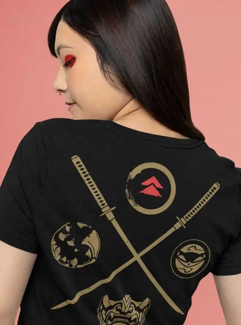 Ghost of Tsushima T-shirts Jin Sakai T-Shirt Sakai Clan Japan T Shirt Clothing Gift Ideas Oni T-Shirt Unisex Shirt X250213