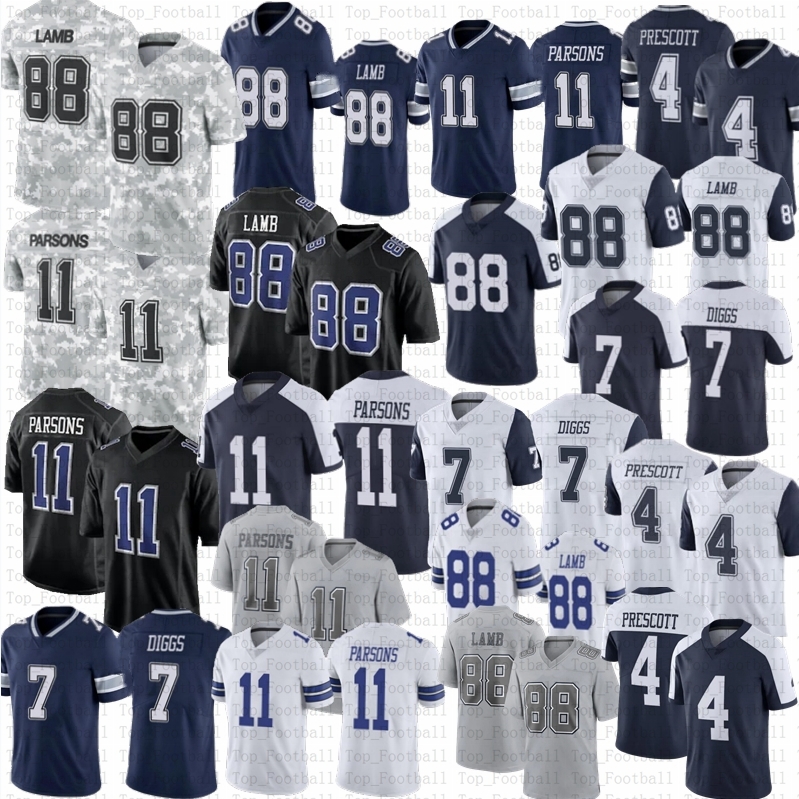 CeeDee Lamb Micah Parsons George Pickens Football jersey Dak Prescott Trevon Diggs Tyler Guyton Ezekiel Elliott Emmitt Smith Jake Ferguson Stitched Jerseys