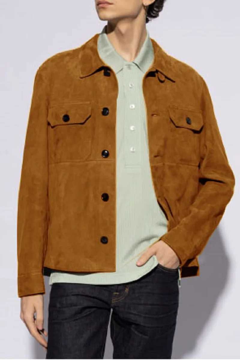 Mens Suede Single-breasted Jacket Suit Male Costumes New in Suits and Blazers Man Blazzer for Men Mens Summer Jackets Costume X250213