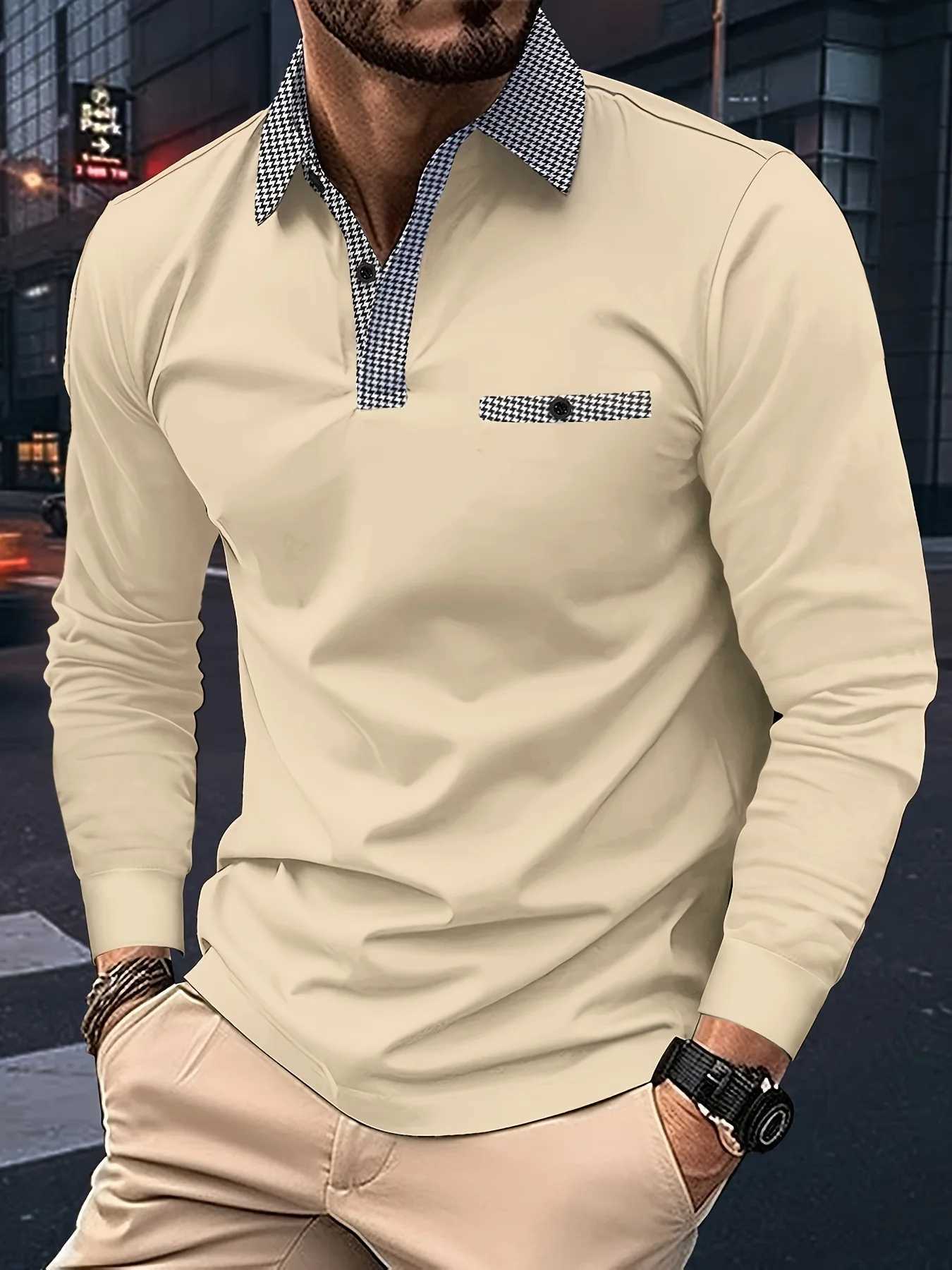 Spring And Autumn Best-Selling Mens POLO Shirts T-Shirt Men Casual And Comfortable Mens Clothing The Perfect Gift For Men. X250213