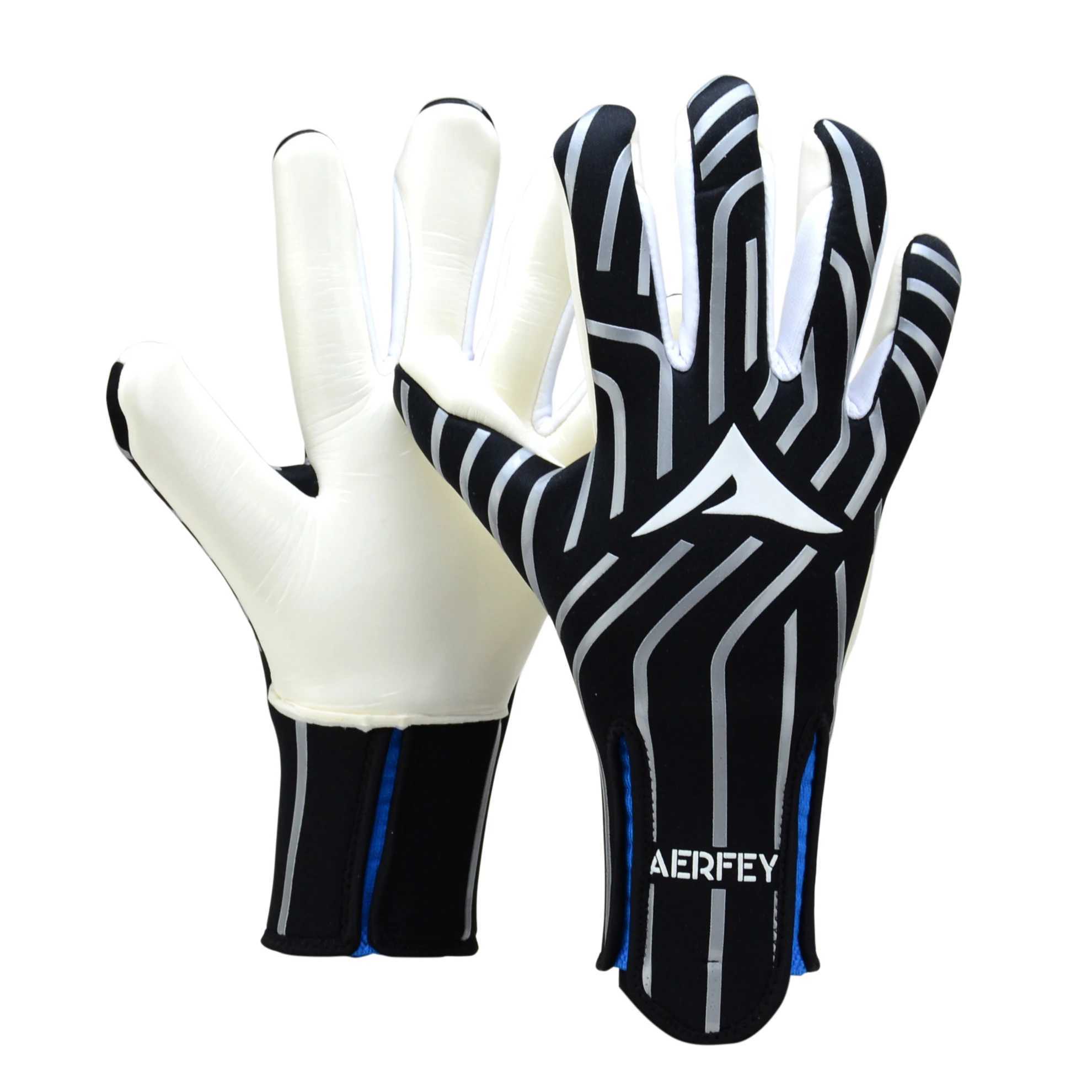 AERFEY Football Soccer Goalkeeper Gloves Thickened latex 4 mm Adults Teenager Goalkeeper Soccer Goalie Gloves Good adhesionXJ250213