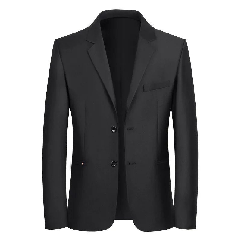 Spring Men Black Blazers Jackets Quality Suits Coats Men Slim Fit Blazers Jackets Coats Male Formal Wear Business Casual 4XL 250211