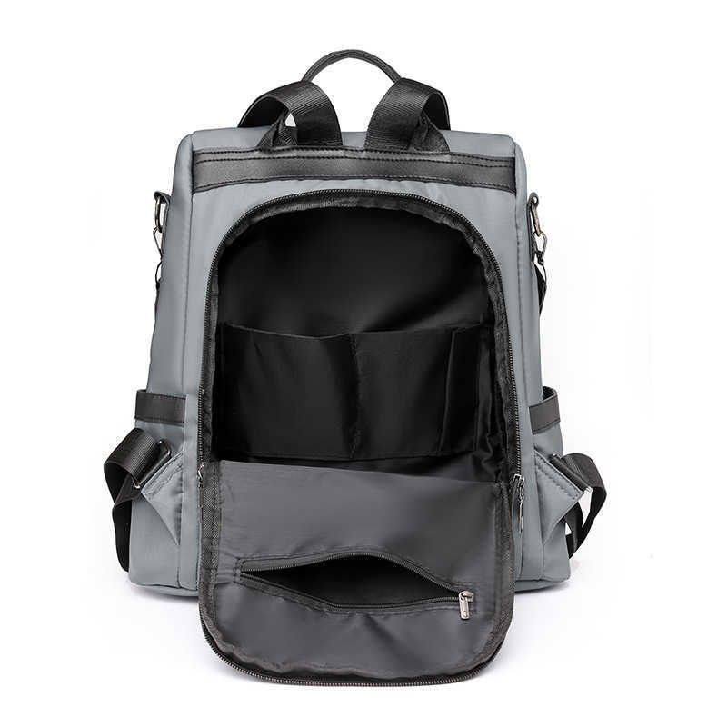 Oxford Cloth Backpack Lightweight Travel Bag New Anti Theft Womens Backpack Leisure Large Capacity Commuting Bag Women