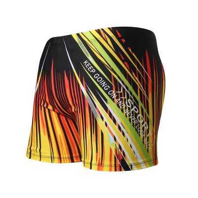 Wolf Print Men Swimwear Swimming Trunks Push Up Bathing Suit Man Diving Swimsuit Briefs Big Size Beach Sport Shorts Z260314