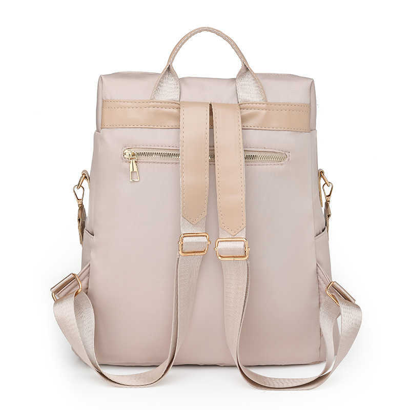 Oxford Cloth Womens Backpack New Large Capacity Backpack Dual Use Single Shoulder Womens Bag Leisure Backpack