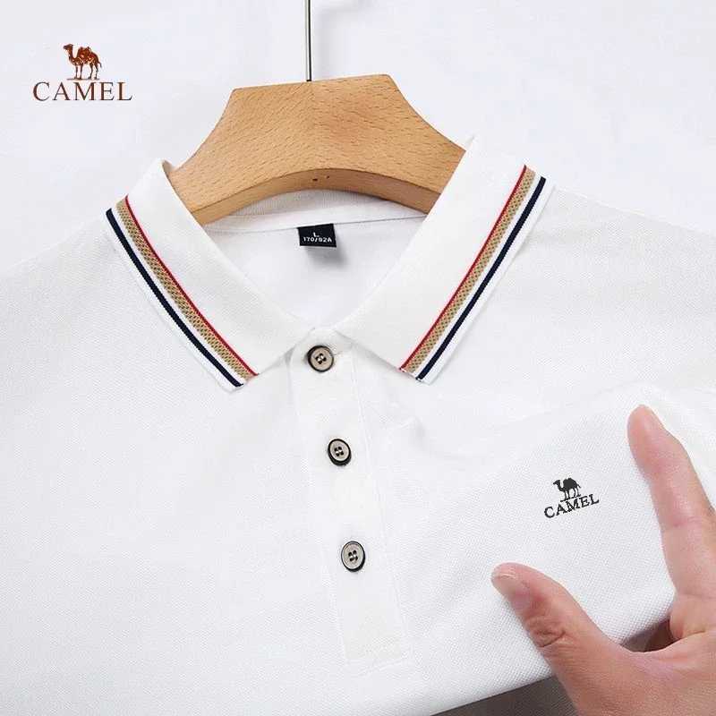 Summer new high-quality short sleeved polo shirt for men luxurious fashionable business casual comfortable breathable cool T-shirt top X250213