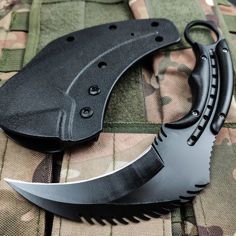 Karambits Outdoor Straight Defense Carry Mini Field Portable Meat Eater Camping Fishing S Fruit Knife CUP25021310