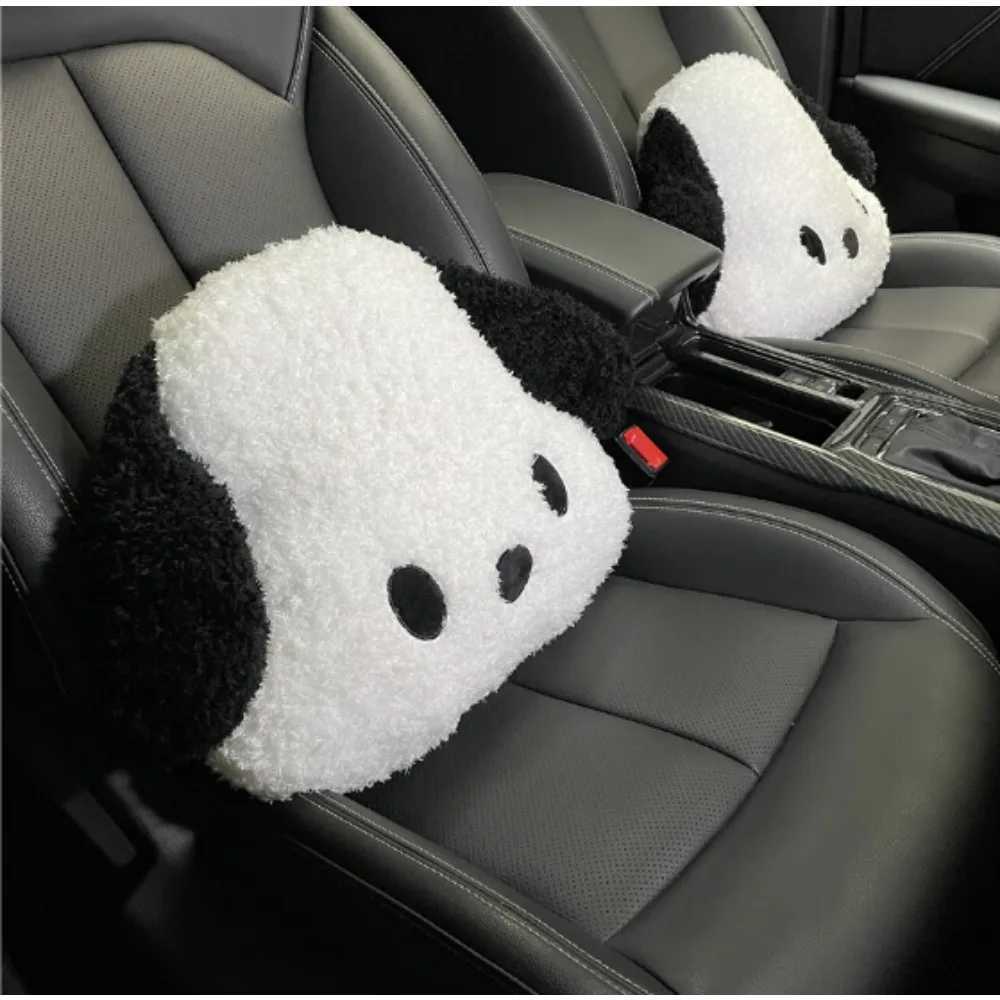 Dog Car Seat Covers Car headrest car neck cute cartoon dog car headrest car neck H250211