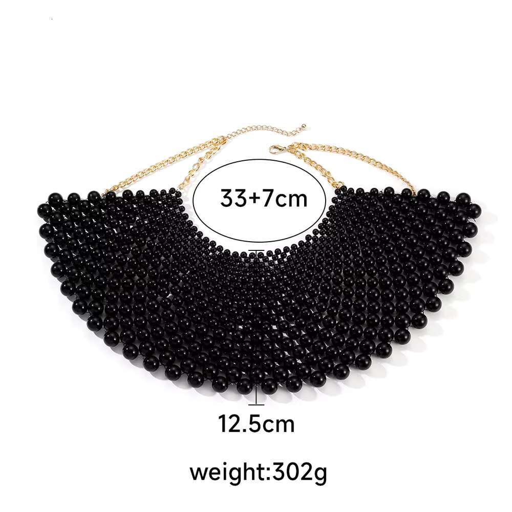 Sexy Imitation Pearl Shoulder Necklace Dress Clothing For Women Fashion Top Adjustable Bead Body Chain Gerie Wedding Jewelry
