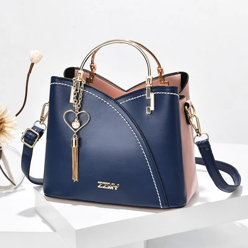 2024 Handbags For Women Trend Highend Sense of All Match Color Large Capacity One-shoulder Messenger PU Leather Handbag 250207