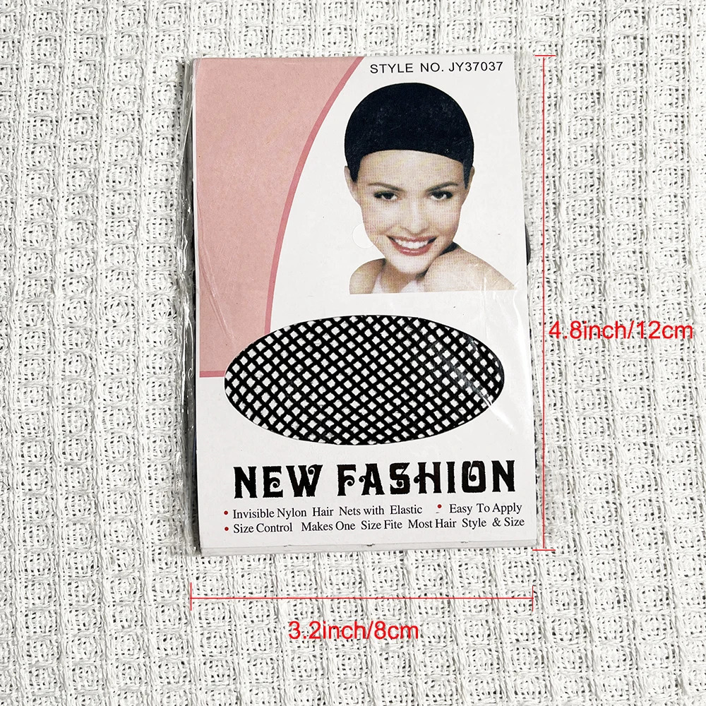 5 PiecesPackage High Quality Stretchable Elastic Hair Nets Open Ends Mesh Net Wig Caps for Hair Styling 250113