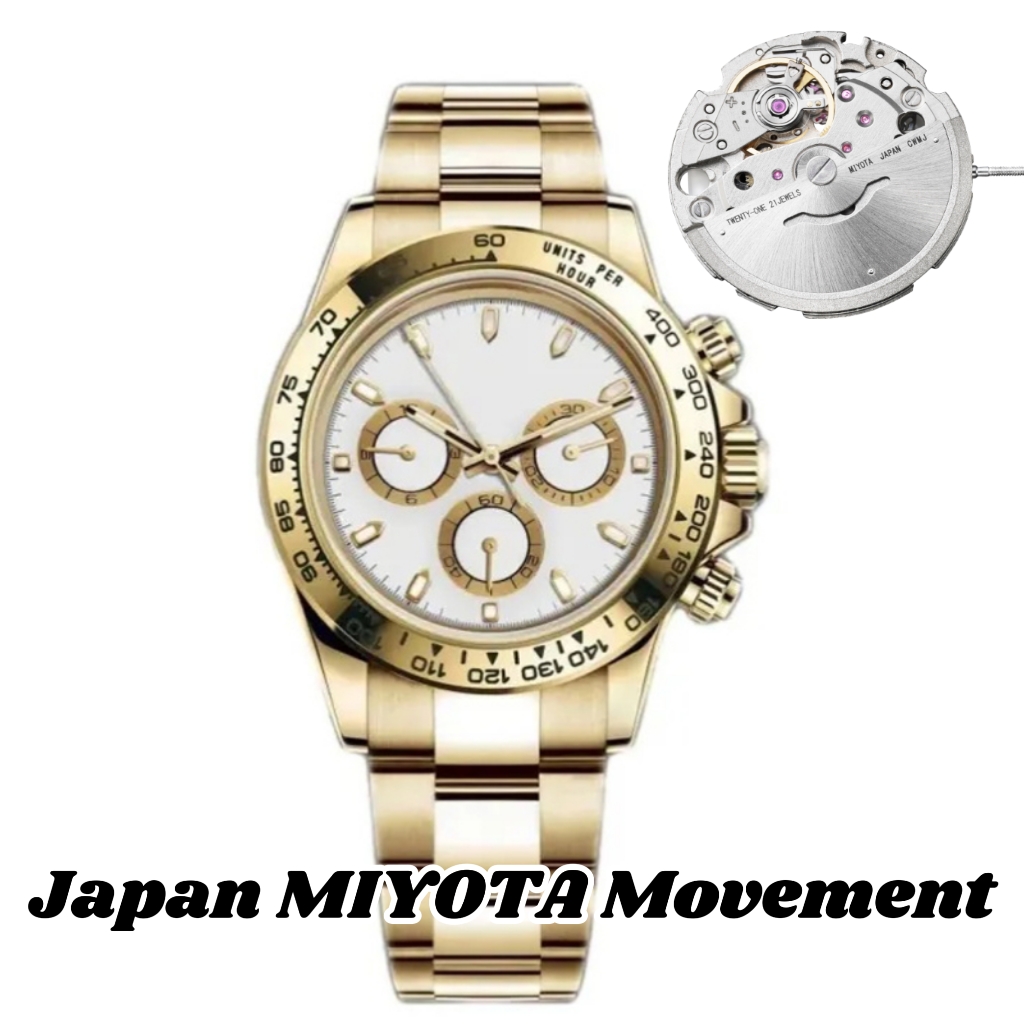 watch designer watch automatic mechanical stainless steel classic japanese movement watches men luxury orologio montre de luxe with box