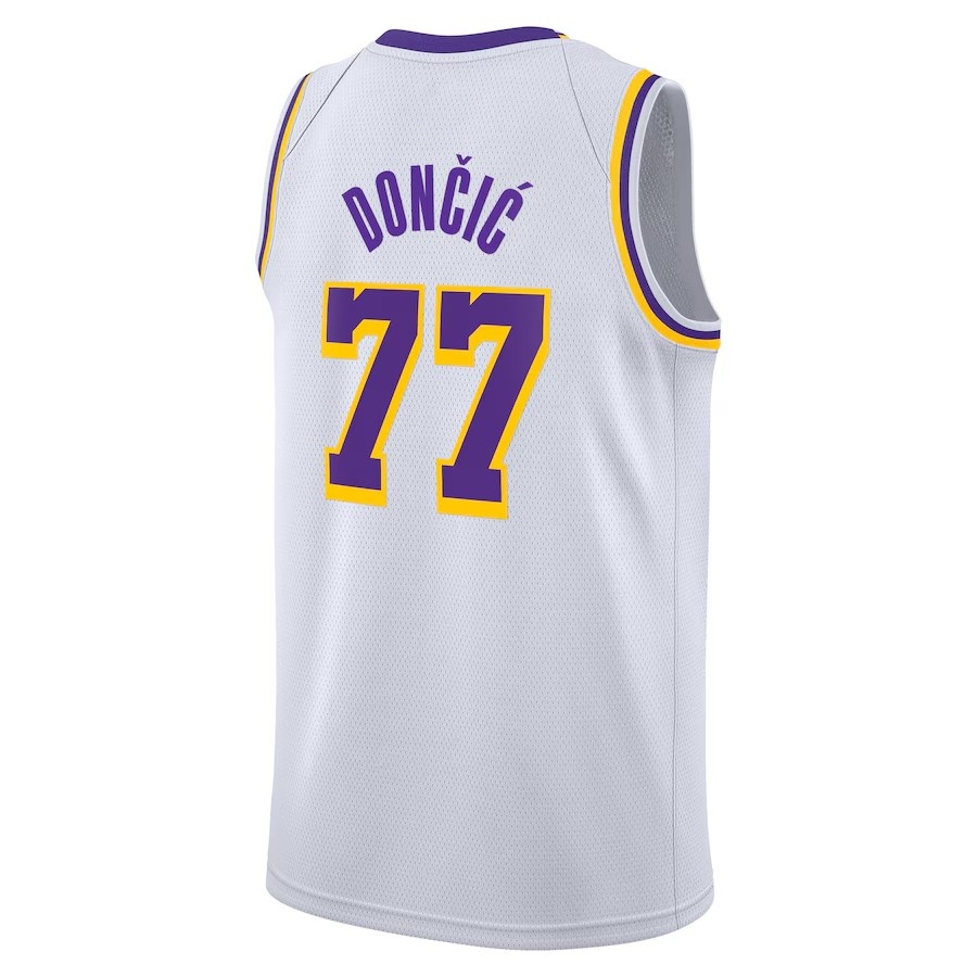 Luca Doncic Jersey New Yellow White Purple 2025 City Jersey Basketball Men Stitched Jerseys S-XXL Mix Match Order
