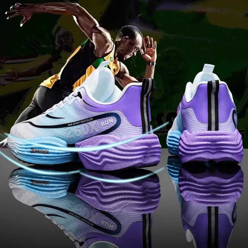 Air Cushion Tenis Mens Sports Running Shoes Marathon Carbon Plate Breathable Ultralight Womens Comfort Athletic Casual Sneakers Z250304