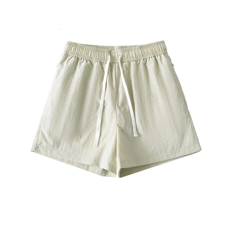 2025 Women's Summer New Candy Color Sexy Beach Pants Fashion High Waist Loose Shorts Tight Elastic Pull Rope Casual Sports Hot Pants