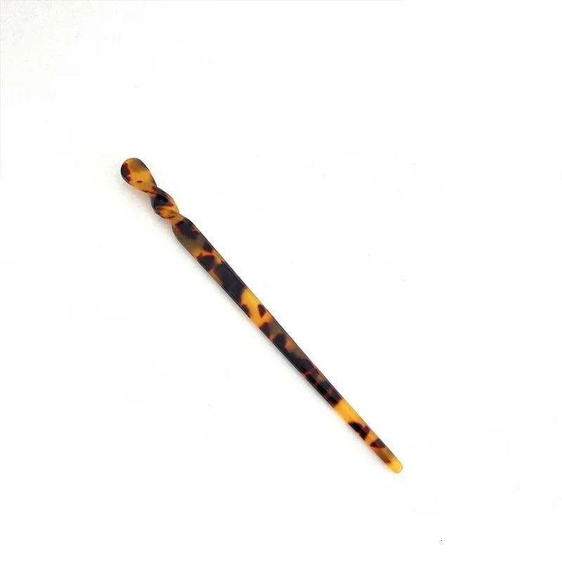 Chinese Style Hair Stick Resin Womens Retro Hanfu Headwear Marble Patterned Hairpin Accessories 250117