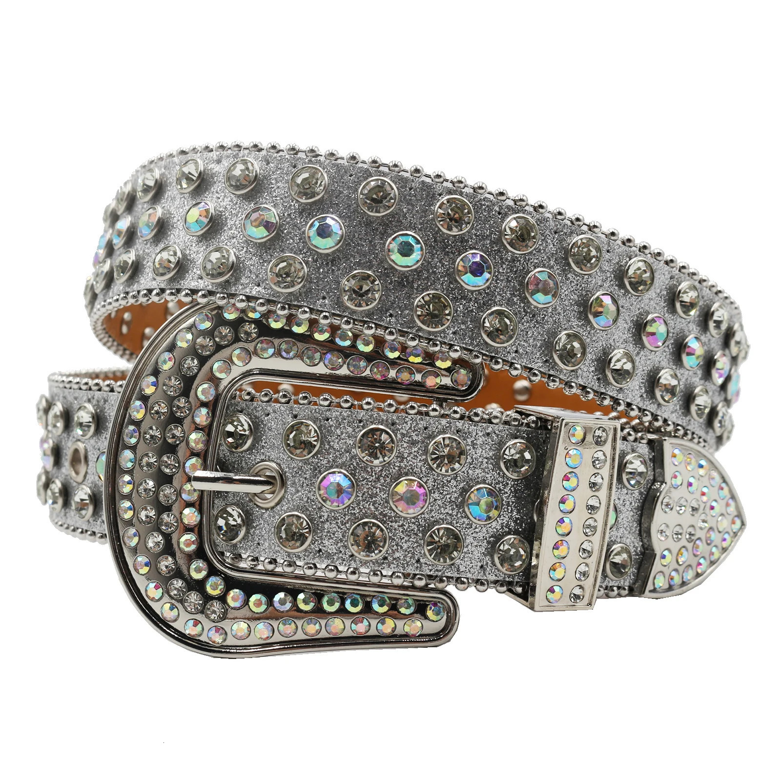 BB belt Diamond Rhinestone Belts Fashion Crystal Studded Pin Buckle Belt Cinto De Strass Belts for Women Jeans Decoration 250210bj