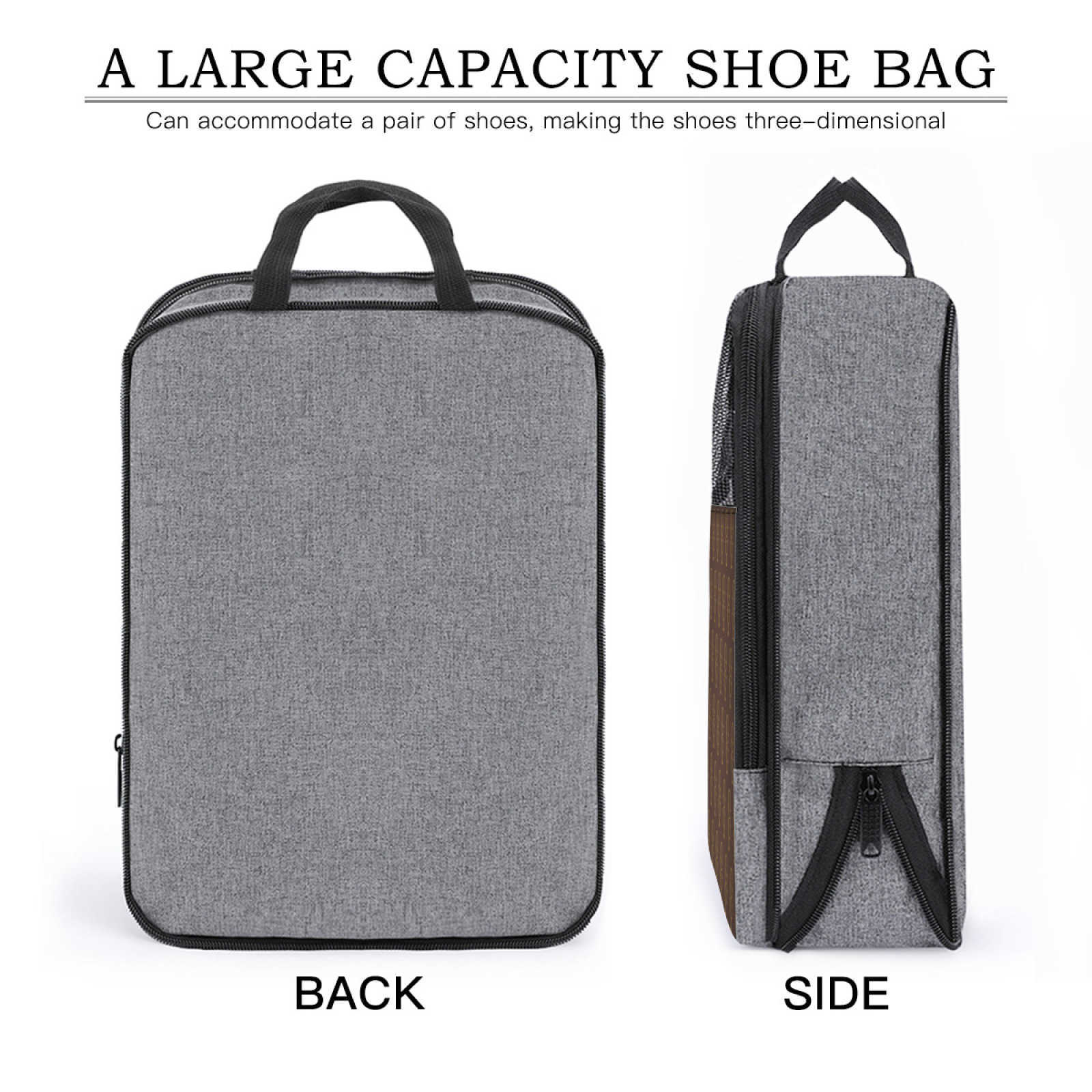 NXY Dustproof Shoes Organizer Storage Bags Portable Travel Shoe Bag With Sturdy Zipper Pouch Case Pocket Shoes Organizer Stuff Sacks