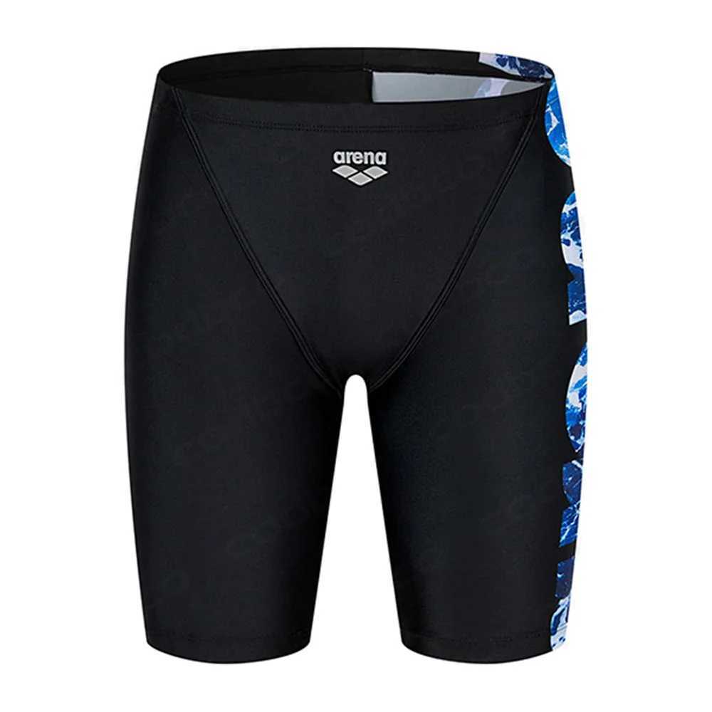 Mens Swim Jammers Swimsuit Swimming Trunks Athletic Training Swimwear Print Lycra Beach Tights Shorts Sports Surf Pants X Z260313