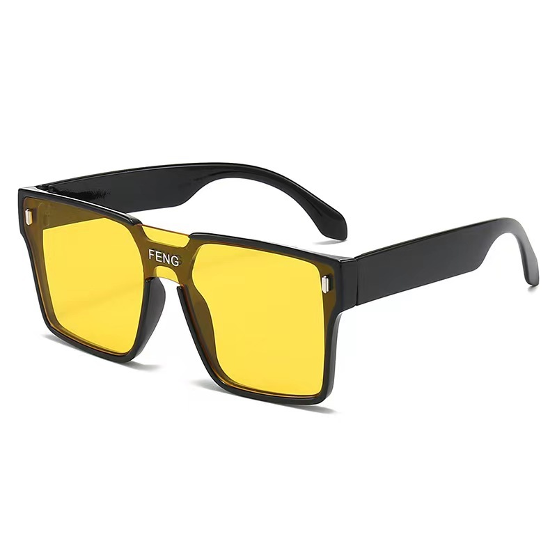 Multi color integrated sunglasses for women's casual sports sunglasses for men's technological sense