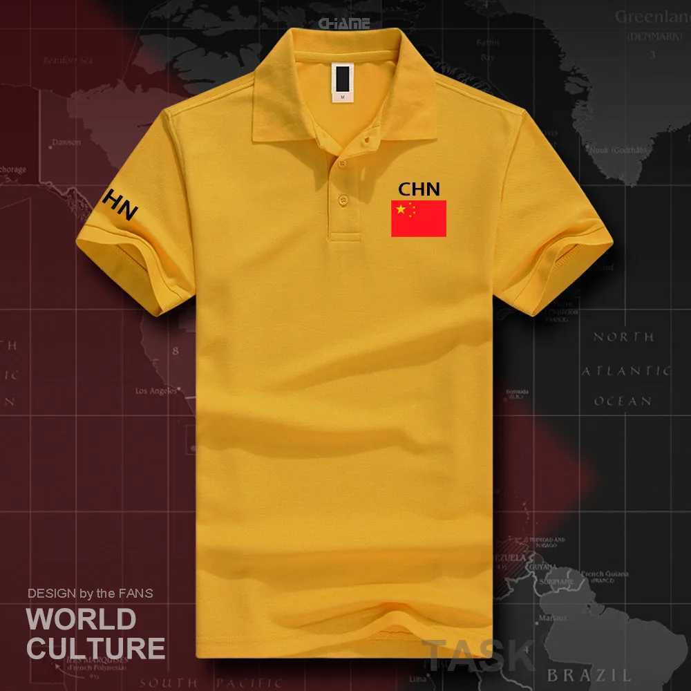 Hong Kong HongKong China polo shirts men short sleeve white brands printed for country 2017 cotton nation team flag new HK X250213