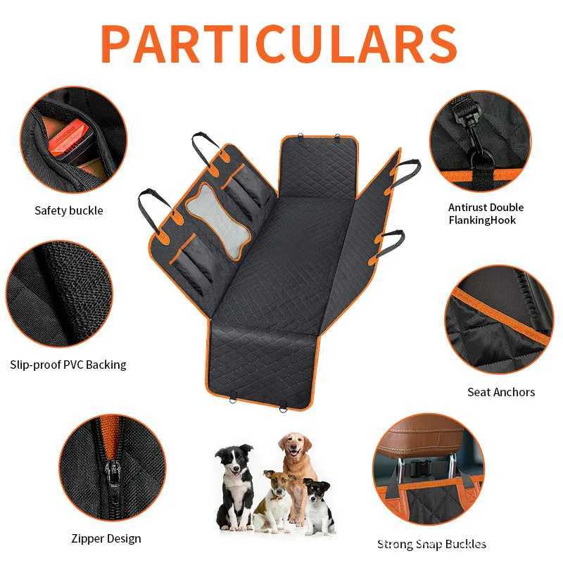 Dog Car Seat Covers Suitable for Toyota RAV4 Prime C-HR Highlander waterproof car dog seat cover cushion rear pet hanger durable grease free mesh wind