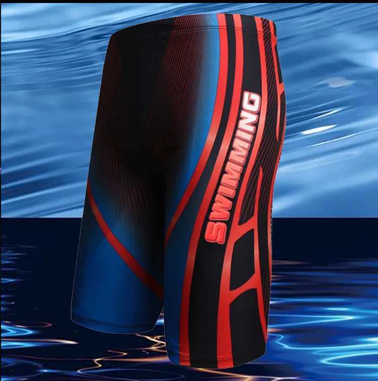 Mens Five Minute Shorts Beach Surfing Long Legs Quick Dry Swimming Trunks Anti-embarrassment Running Sport Board Z260314