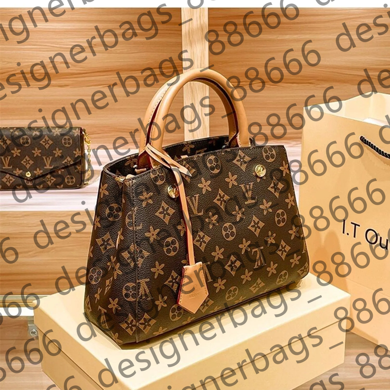 Designer Bags M41056 Evening Bags Women Shoulder Bag Purse The Tote Bag Letter Genuine Leather Bags Crossbody Handbag Lady Purse Luxury Female 10A top