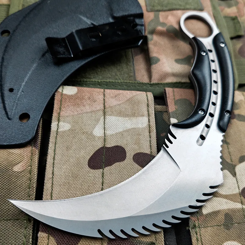 Karambits Outdoor Straight Defense Carry Mini Field Portable Meat Eater Camping Fishing S Fruit Knife CUP25021310