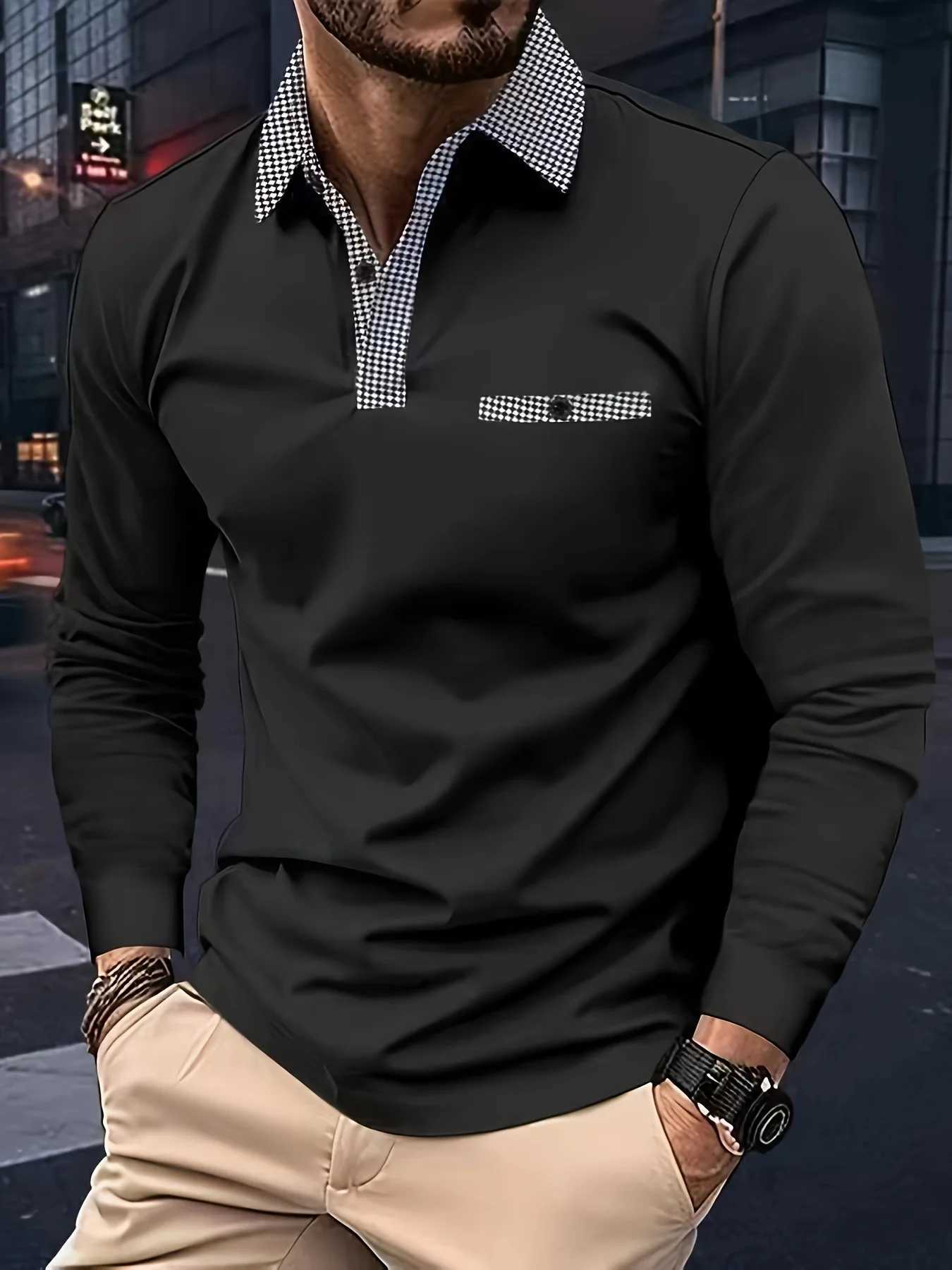 Spring And Autumn Best-Selling Mens POLO Shirts T-Shirt Men Casual And Comfortable Mens Clothing The Perfect Gift For Men. X250213