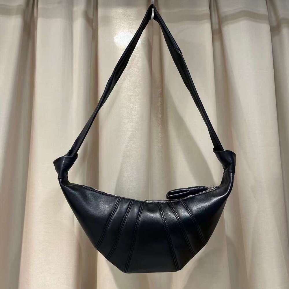 2025 New Crossbody shoulder croissant Hobo bag Real hot Leather Chest Single Shoulder Bag High Top Quality