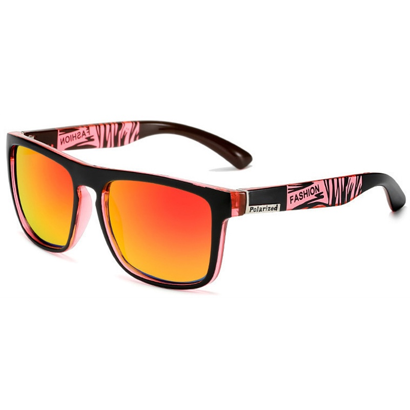 Square Polarized Sunglasses Men Oversized Fashion Vintage Women Retro Driving Fishing Luxury Brand Designer Sun Glasses Mirror UV400 Eyewear CAVALLO B