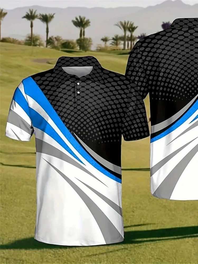Mens New Lapel Polo Shirt Multicolour Stripe Summer Loose Casual Short Sleeve Youth Casual Polo Shirt Large Size Skin-friendly X250213