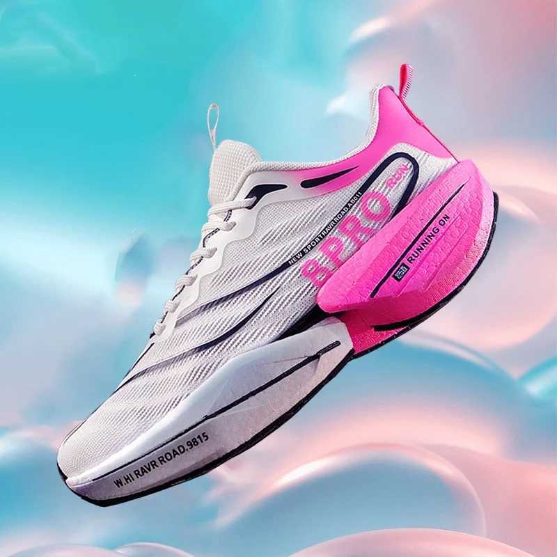 Sports Running Shoes Men Casual Marathon Carbon Plate Breathable Ultralight Womens Comfortable Athletic Nonskid Sneakers Tenis Z250304