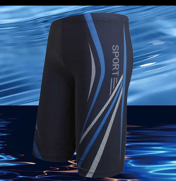 Mens Five Minute Shorts Beach Surfing Long Legs Quick Dry Swimming Trunks Anti-embarrassment Running Sport Board Z260314