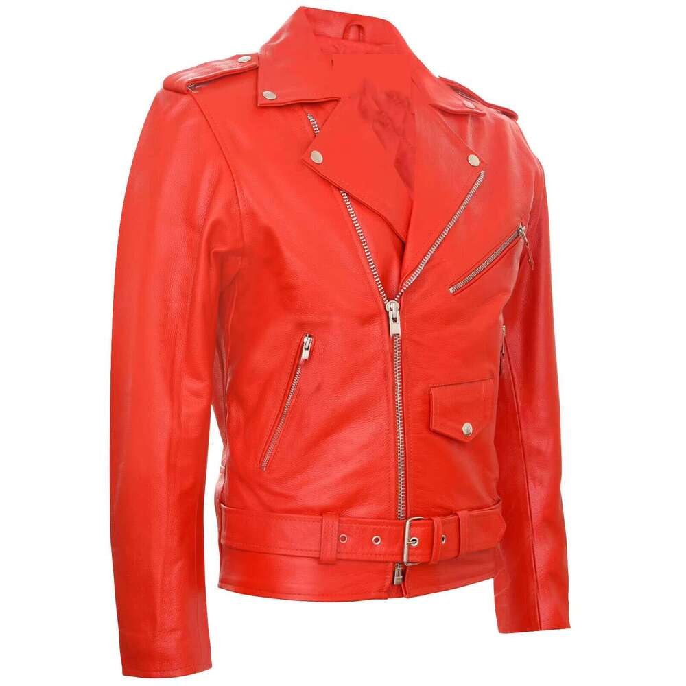 Women's Coat M-5Xl Boutique Punk Men PU Jacket Motorcycle Fashion Slim Fit Leather Coat