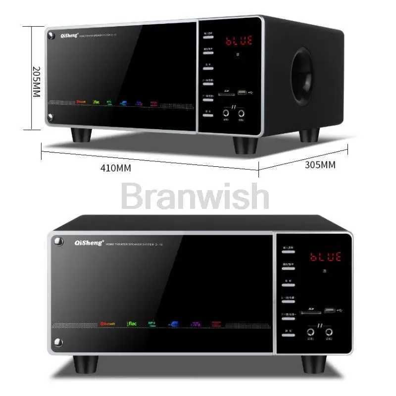 100W High-power Home Living Room TV KTV Speaker Surround Sound Subwoofer Speaker 5.1 Home Theater System Audio Set Z250213
