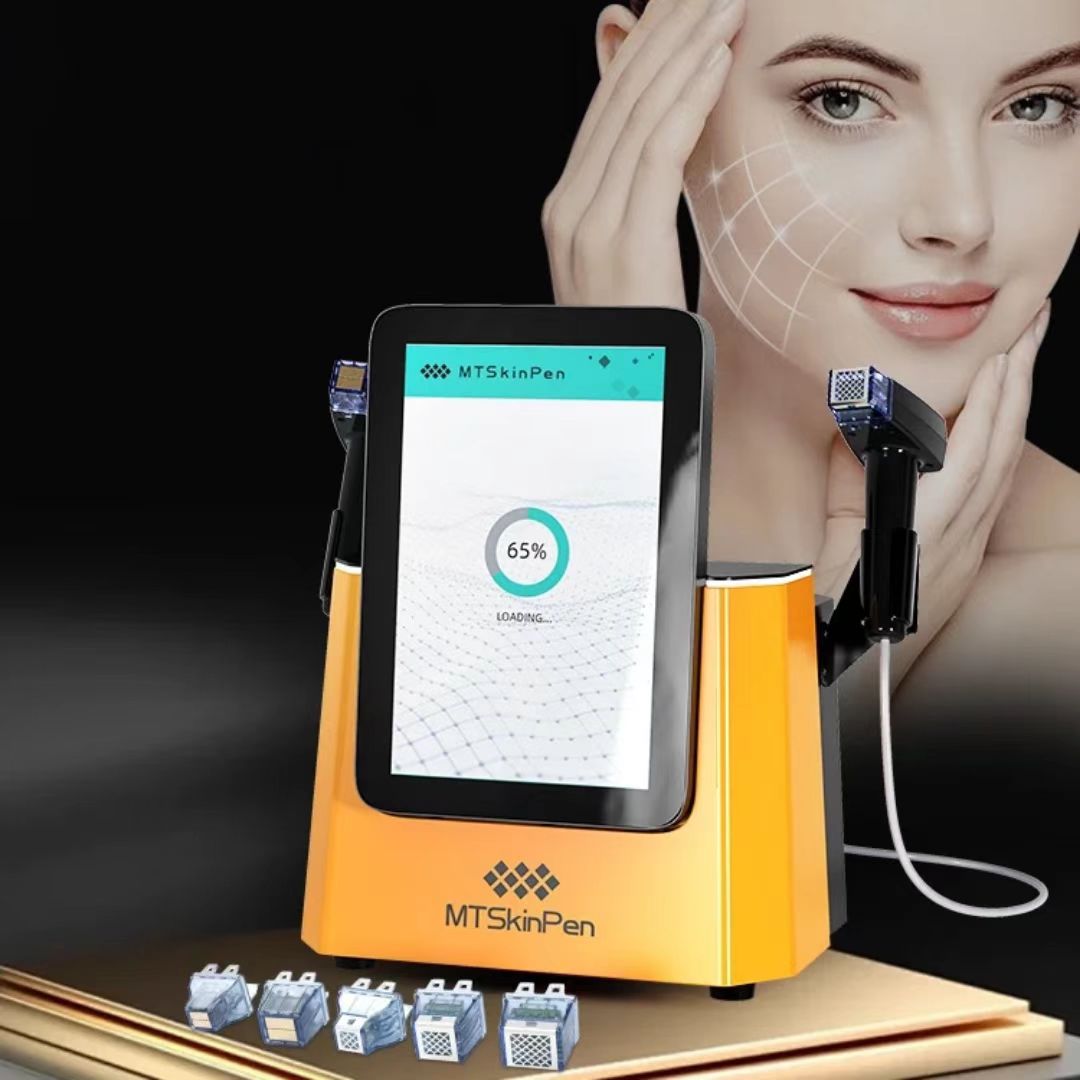Fractional RF anti-aging wrinkle removal skin rejuvenation face lifting radio frequency skin lifting acne scar treatment gold Rf microneedling acne tr