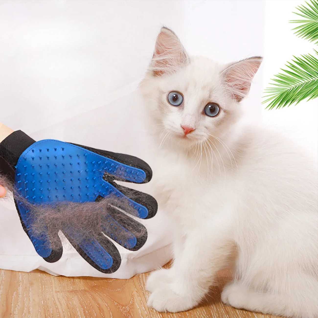 Others Dog Grooming 1 pet hair removal glove cat comb dog massage bathtub cleaning and beauty products rubber hair removal brush H250212