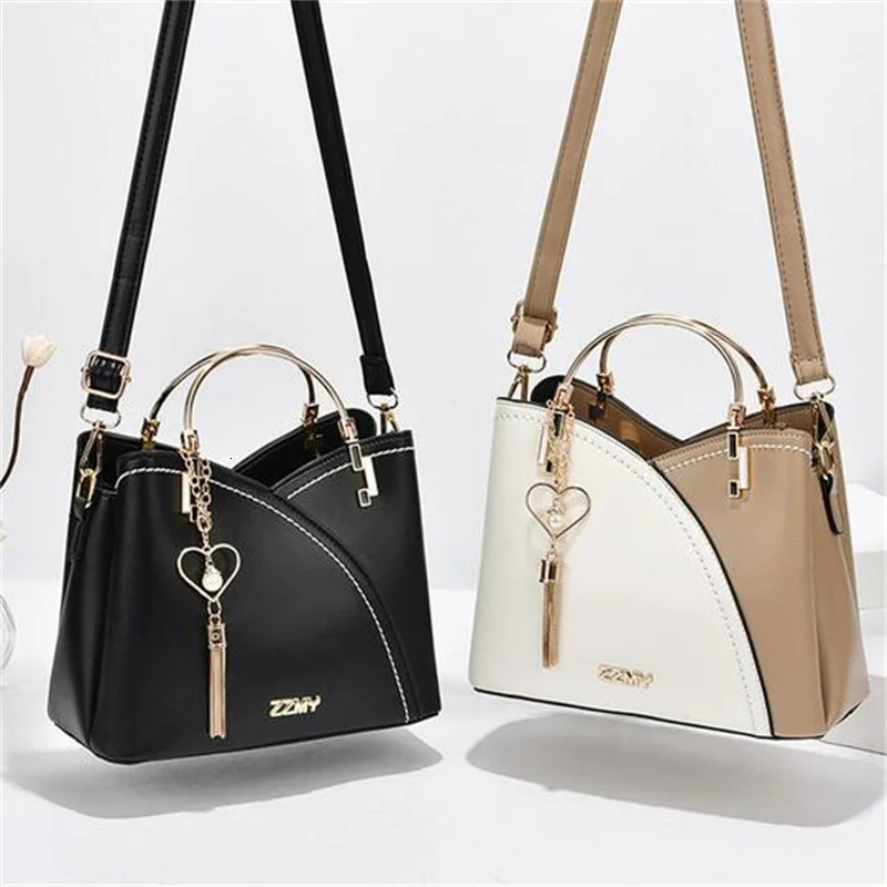 2024 Handbags For Women Trend Highend Sense of All Match Color Large Capacity One-shoulder Messenger PU Leather Handbag 250207