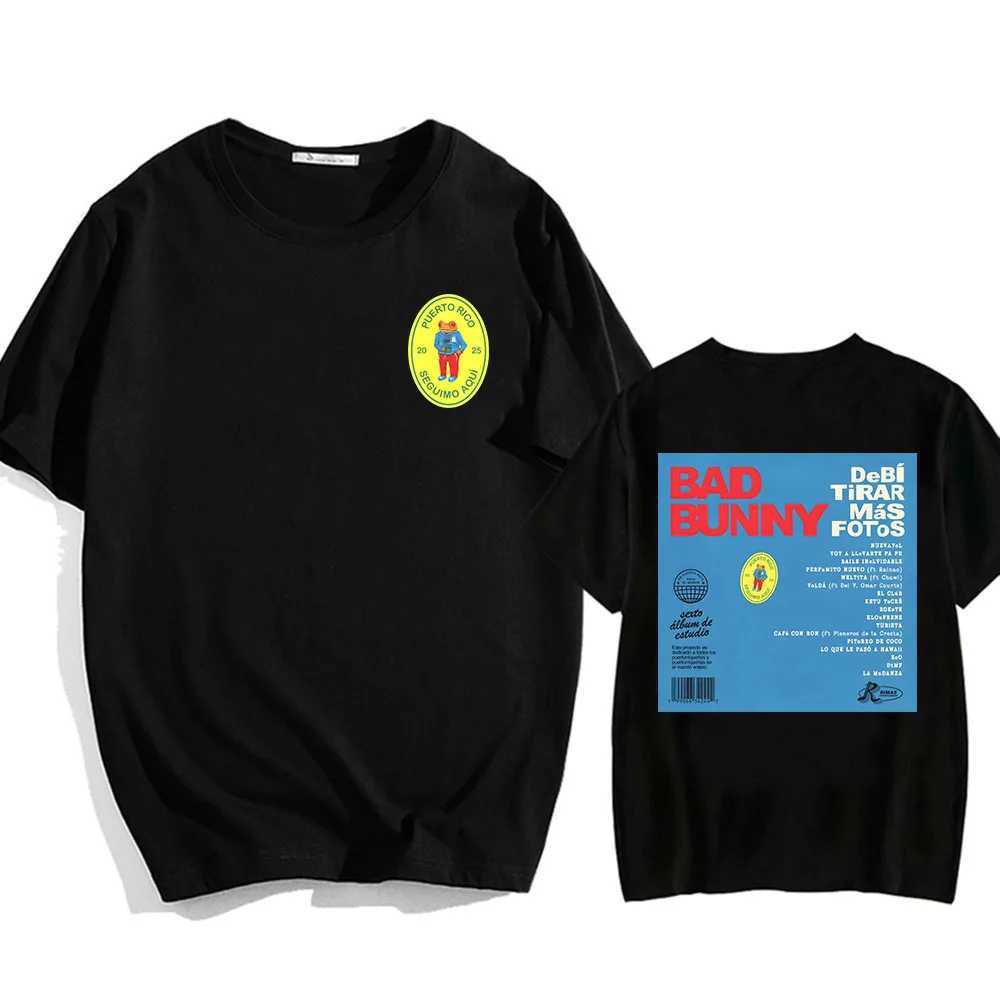 DTMF with Bear Cartoon Tshirts Should I Take More Photos Printing T-shirt Hip Hop Mens T-shirt Cotton High Quty Ts X250213